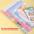 thumbnail image 6 of Binding Spines,10pcs Loose Diy Paper Notebook Loose Binders Album Office Supplies Notebook Album Office Binders Spines Combs Paper Notebook Album Spines Combs 85 Binders Spines, 6 of 7