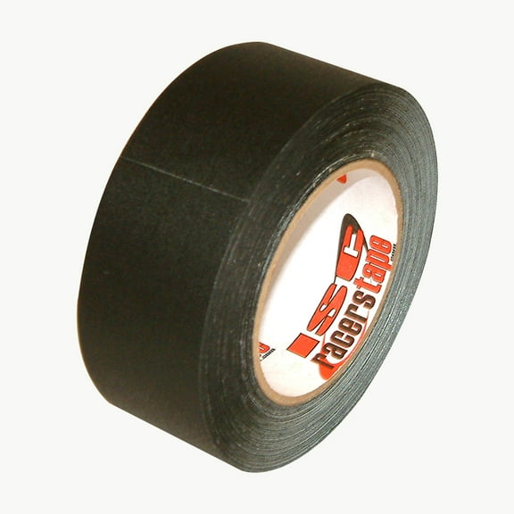 ISC Dull-Finish Racer's Tape: 2 in x 27-1/2 yds. (Black)