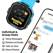 TickTalk 5 Kids Smartwatch with GPS, Calls & Texts, Parental Controls, SOS & 911, Free Music – AT&T Network (Activated via TickTalk)