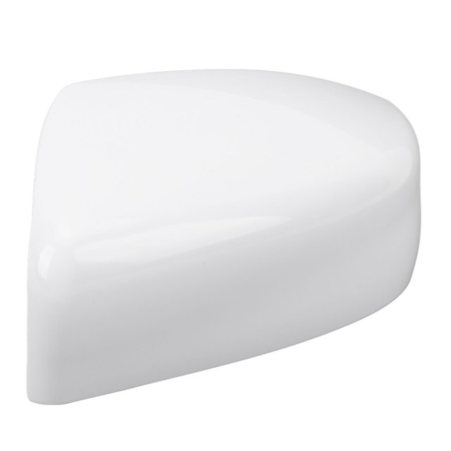 Car Rearview Mirror Cover Cap Replacement, White Door Side Mirror Covers, Car Mirror Caps Side Mirror Protective Housing Shell for Left K6374 3RM0A Right K6373 3RM0A