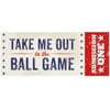 Baseball Time Invitations, 8pk