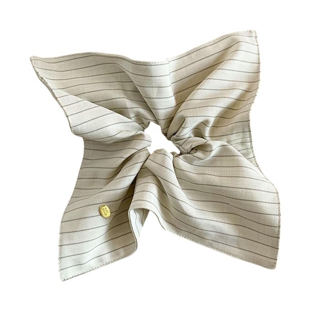 Coletero elegante francés con estilo (27 cm de lado) para uso diario. Beige
