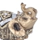 thumbnail image 4 of Estatuilla De Elefante, Estatuilla Decorativa De Elefante Dorado Lindo De Resina, Para Oficina, Hotel, Café, Hogar, 4 of 8