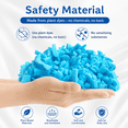 thumbnail image 4 of Bean Bag Filler, Shredded Memory Foam with Cooling Gel Particles, Bean Bag Refill & Pillow Stuffing for Couch Cushions, Dog Beds and Crafts (5 lbs), 4 of 11