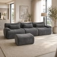thumbnail image 4 of Ciphrias Modular Foam Sofa 3 Seat Grey L Shaped Cloud Lounge Couch for Living Room, 4 of 7