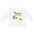 thumbnail image 3 of Inktastic My Pop Loves Me Dinosaur Boys Long Sleeve Toddler T-Shirt, 3 of 5