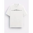 thumbnail image 2 of Camiseta deportiva de verano de manga corta y cuello redondo para hombre, cómoda y versátil, con estampado de letras negras y "Whatever" para adultos, hombres, mujeres, adolescentes y jóvenes., 2 of 7