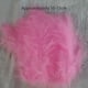 thumbnail image 5 of Bewildely 50 Uds. De plumas de marabú de pavo, vestido de boda esponjoso, decoración de joyería DIY, accesorios decorativos, plumas Artesanía Rosa profundo Bewildely HA002055-10, 5 of 6