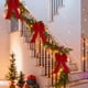 thumbnail image 5 of Red Bow Red Velvet Christmas Party Indoor Garland Christmas Tree Decoration Bow, 5 of 6