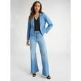 thumbnail image 4 of Sofia Jeans Women's Fitted Denim Blazer, Sizes XS-XXXL, 4 of 5