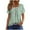 Green, variant on Lumivie Off The Shoulder Tops For Women Plus Size Casual Tshirts Shirts For Women Cotton Bulk Women Blouses Dressy Casual Short Sleeve Womens T Shirts Cotton