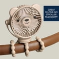 thumbnail image 4 of Ventilador para Cochecito Itzy Ritzy 3 Velocidades con Cabezal Inclinable Diseño de Oso, 4 of 9