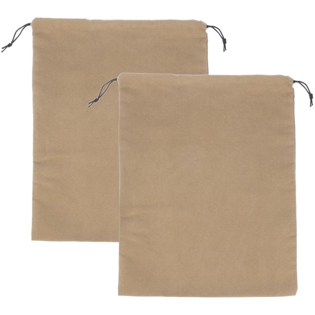 Uxcell 2 Paquete Bolsas de Polvo para Bolsos, 12.6x15.8" Bolsa de Almacenamiento de Algodón