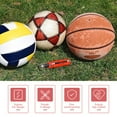 thumbnail image 2 of KAKOWELY 1 Set of Two Way Design Inflator for Football in Red with Lightweight Design for Sports Balls, 2 of 6