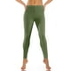 thumbnail image 4 of ICHUANYI Clearance Fashion Casual Women Solid Span Ladies High Waist Wide Leg Trousers Yoga Pants Full Pants(Army Green, S) ICHUANYI WER2023080916633, 4 of 9