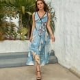 thumbnail image 5 of Beach Seashell Starfish Sleeveless Dress Female Clothing Dress Women Summer 2025 Dress, 5 of 7