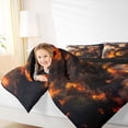 thumbnail image 4 of jejeloiu Western Fantasy Theme Queen Comforter Set,Magic Animal Dragon Bedding Comforter Set For Boys Reversible 3pcs, 4 of 8