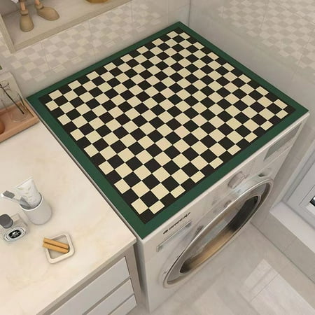 

Nvzi-a washing machine dryer dust mat used for top creative washing machine dust mat quick drying water absorbing mat kitchen laundry room top protective mat ( 23.6*15.7in A02)