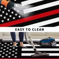 thumbnail image 5 of Red American Flag Outdoor Rug for Patio/Deck/Porch, Non-Slip Large Area Rug 5 x 7 Ft, Black White Striped US Flag Stars Indoor Outdoor Rugs Washable Area Rugs, Reversible Camping Rug Carpet Runner, 5 of 8