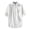 White, variant on Mens Short Sleeve Button up Shirts Linen Cotton Beach Tops Spread Collar Plain Summer T Shirt with Pocket Black 4Xl