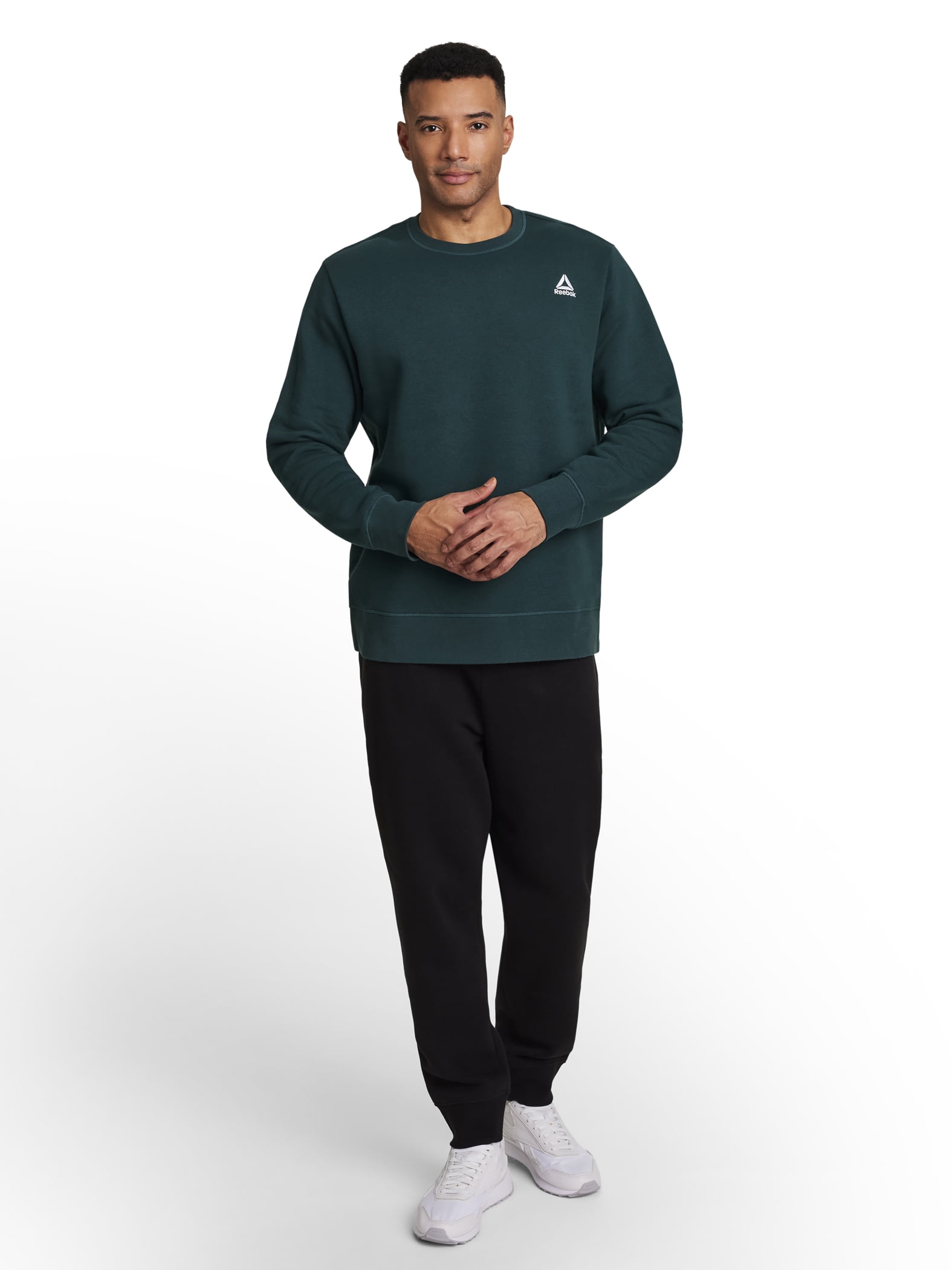 Reebok Men's and Big Men's Game Day Fleece Crewneck Sweatshirt, Sizes XS-5XL