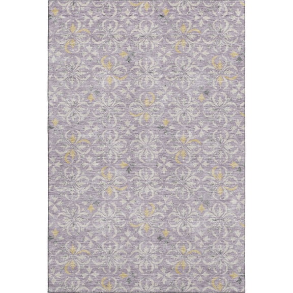 Dalyn Rugs Premium Machine Washable Mayfield AMF930 Lavender 9' x 12' Rug