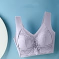thumbnail image 5 of loopsun Summer Savings Clearance 2023! for Womens Plus Size Bra,Woman's Embroidered Glossy Comfortable Breathable Bra Underwear No Rims, 5 of 5