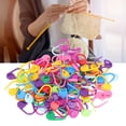 thumbnail image 1 of Stitch Markers, Crochet Locking Markers Plastic Material Box Packaging 100 Pcs  for Markings for Handicraft, 1 of 7