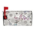 thumbnail image 2 of Daiia Vintage Butterflies Mailbox Cover , Magnetic Welcome Mailbox Wraps Post Letter Box Cover for Garden Yard Home Decor-21x18 in, 2 of 9