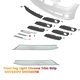 thumbnail image 2 of 1Pair Front Bumper Fog Light Frame Trim 51117331717 51117331718 for 5 Series F07 2014-2017 Outside Grille Strip, 2 of 5