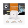 thumbnail image 3 of Juego de 6 luces LED nocturnas, blanco frío, luz nocturna de bajo consumo con sensor inteligente, encendido y apagado automático, luz de pared enchufable (blanco), 3 of 5
