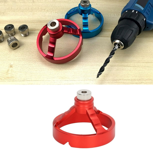Localizador de Perforadoras Verticales aleación de Aluminio 6 Casquillos de Taladro Posicionamiento de Taladros para Carpintería ANGGREK Otros