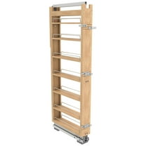 Rev-A-Shelf 448-Tpf58-5-1 Wood Classics 5"W X 60"H Soft Close Pull Out Tall Cabinet Pantry