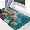 thumbnail image 4 of Leisuo Felt Square Floor Mat Rug Pink Dry Roses in Water Anti-Slip Recycled Rubber Backing 19.68*47.24 in, 4 of 6