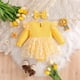 thumbnail image 3 of Vestido de manga larga con cuello redondo para niños, ropa de dormir de franela con cuello redondo, conjunto de manga larga estampado, ropa de casa gruesa de manga larga, prendas de poliéster para niñ, 3 of 7