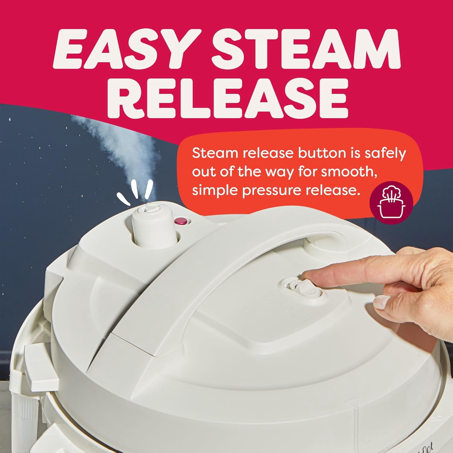 7-in-1 Multi-Cooker, Pressure Cooker, Slow cook, Sauté, Steam, Rice Maker, Yogurt, & Warmer,,