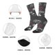 thumbnail image 5 of Fotbe I Love Coffee Calcetas Largas con Estampado para Hombre y Mujer – Calcetas de Compresión Transpirables y Elásticas, Viajar y Uso Diario Talla 5-11, 5 of 6