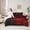 Red Black, variant on Homewish Geometric Stripes Lines 7-Piece Bedding Comforter Set for Boys Girls,Vintage Aesthetic King Bedding Sets,Minimalist Gradient Ultra Soft Bed Sheets,Ultra Soft Home Decor,Reversible