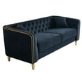 thumbnail image 5 of Newboti Furniture 87.01"W Modern Tufted Velvet Sofa ,Stylish and Comfortable for Living Room Sofa, Hotel Apartment,Black 31318, 5 of 12