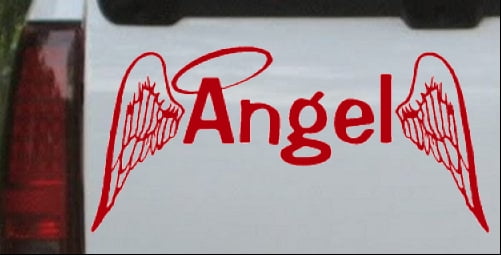 Cowboys and Angels Funny Vinyl Decal Sticker Car Window laptop tablet truck 12" 
