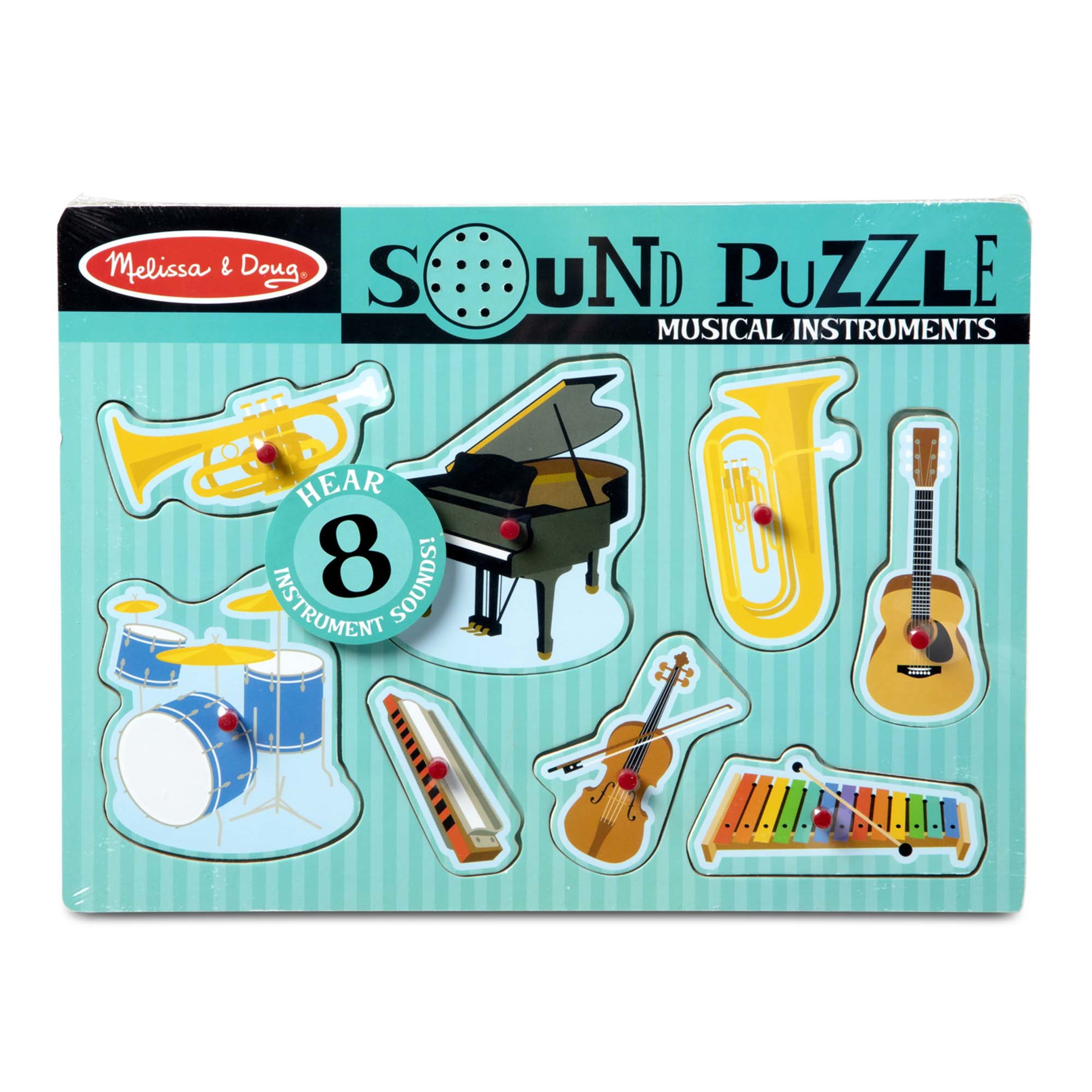 Melissa & Doug Sound Puzzle MUSICAL INSTRUMENTS #732 NEW free shipping 