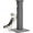 Grey-Carpet, variant on Cat Scratching Post, 32 Inch Carpet Covered Cat Scratcher with Kitten Toy, Tall Scratching Post for Indoor Cats Adults and Kittens, Grey