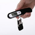 thumbnail image 3 of Portable Digital Luggage Scale Hanging Suitcase Scale with Tare Function 110 lb/ 50KG Capacity Black, 3 of 5