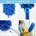 thumbnail image 4 of CLNEZ 8PCS Microfiber Duster with Detachable Extension Pole(Stainless Steel) 30-100" Duster Cleaning Kit, 4 of 9