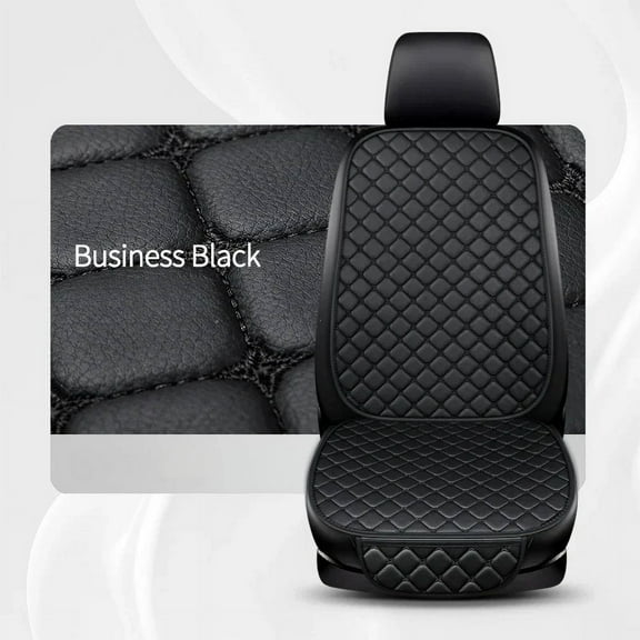 Leather Car Seat Covers Four Seasons Front/Rear Seat Protector Car Seat Cushion Pad Mat Auto Interior Accessories Universal