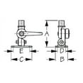 thumbnail image 2 of Sea Dog Adjustable Antenna Base, Chrome-Plated, 2 of 2