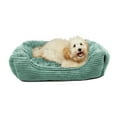 thumbnail image 3 of Precious Tails Super Plush Corduroy Pet Bed with Eco-Friendly Fiber Fill, Ombre Sherpa, 3 of 7