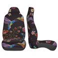thumbnail image 4 of Fotbe Humming Bird Pattern Automotive Seat Covers for Cars Trucks and SUVs – Car Seat Covers for Front Seats,Protective Seat Covers,Vehicle Seat Covers, Set of 2, 4 of 9