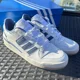 thumbnail image 2 of Adi - das Forum CL Low White Crew Blue Gum Men's Athletic Shoes IH7821 Size 13, 2 of 6