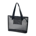 thumbnail image 3 of Bolsa de malla para maquillaje y cosméticos, bolsa de viaje para artículos de tocador, de malla para mujeres, hombres, viajes de negocios informales, 43x13x30cm, 3 of 8